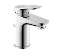Duravit Wave Mitigeur monocommandé pour lavabo S FreshStart, avec garniture découlement, saillie 95 mm, chrome brillant, WA1011001010, WA1011001010