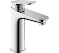 Duravit Wave Mitigeur monocommandé pour lavabo, saillie 122 mm, sans garniture découlement, WA1020002070, WA1020002070, Colorazione: acciaio inossidabile spazzolato