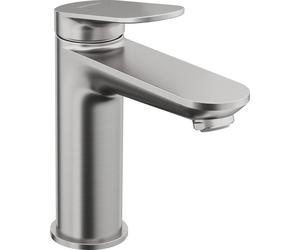 Duravit Wave Mitigeur monocommandé pour lavabo, saillie 122 mm, sans garniture découlement, WA1020002070, WA1020002070, Colorazione: acciaio inossidabile spazzolato