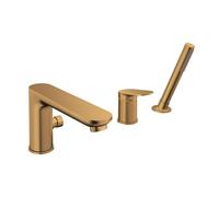 Wave Duravit, robinetterie de baignoire 3 trous, saillie 200 mm, WA5260000004, WA5260000004, Colorazione: bronzo spazzolato