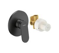 Duravit Wave rubinetto doccia da incasso con miscelatore, WA4210007046, Wave nero opaco [Rubinetteria Bagno > Rubinetteria Doccia]