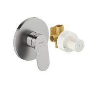 Duravit Wave rubinetto doccia da incasso con miscelatore, WA4210007070, Wave acciaio inox spazzolato [Rubinetteria Bagno > Rubinetteria Doccia]