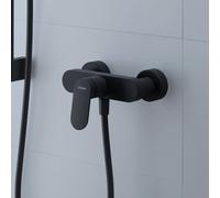Duravit Wave Mitigeur monocommandé pour douche apparente, saillie 78 mm, WA4230000046, WA4230000046, Colorazione: Nero opaco