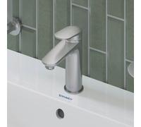 Duravit Wave rubinetto lavabo M, WA1020002070, M Wave acciaio inox spazzolato [Rubinetteria Bagno > Rubinetteria Lavabo]