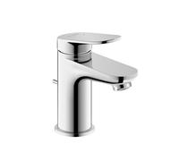 Duravit Wave Mitigeur monocommandé pour lavabo, saillie 95 mm, avec garniture découlement, WA1010001010, WA1010001010, Colorazione: Cromo lucido