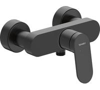 Duravit Wave rubinetto per doccia a parete nero WA4230000046