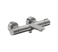 Duravit Wave rubinetto vasca esterno con termostatico, WA5220000070, Wave acciaio inox spazzolato [Rubinetteria Bagno > Rubinetteria Vasca]