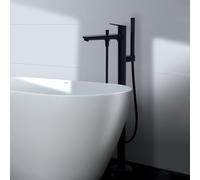 Duravit Wave rubinetto vasca, installazione a pavimento, miscelatore monocomando, WA5250000046, Wave nero opaco [Rubinetteria Bagno > Rubinetteria Vasca]
