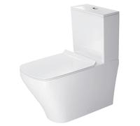 Duravit, WC au sol DuraStyle Kombi 72 cm, chasse d'eau basse position, pour réservoir à poser, sortie Vario, 2156090000, 2156090000, Colorazione: Bianco
