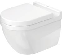 Duravit Starck 3 - WC sospeso, Rimless, con WonderGliss, bianco alpino 25270900001