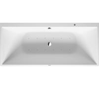 Duravit DuraSquare Bains à remous, version à poser, double dos inclinés, habillage sans soudure, bâti-support, garniture de vidage et de trop-plein, Airsystem, 1800x800mm, 760429000AS0000, 760429000AS