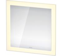 Duravit White Tulip App Miroirs avec éclairage LED, avec miroir chauffant, 750x750x50mm, blanc aluminium mat, WT7061000000000, WT7061000000000