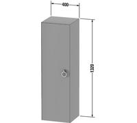 Duravit White Tulip armadietto 40x36x132 cm laterale sospeso bianco WT1333R8585