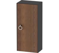 Duravit White Tulip armoire mi-hauteur, largeur 400 x profondeur 240mm, 1 arrêt de porte à droite avec poignée, WT1323R7758, WT1323R7758, Colorazione: Corpo: grafite satinata, frontale: noce americano