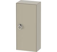 Duravit White Tulip armoire mi-hauteur, largeur 400 x profondeur 240mm, 1 arrêt de porte à droite avec poignée, WT1323R6060, WT1323R6060, Colorazione: Taupe seta opaco laccato opaco