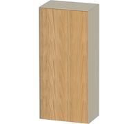 Duravit White Tulip armoire mi-hauteur, largeur 400 x profondeur 240mm, 1 arrêt de porte ouverture basculante à gauche, WT1322LH5H3, WT1322LH5H3, Colorazione: Corpo: taupe high gloss, fronte: rovere n