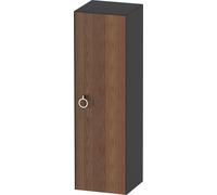 Duravit White Tulip armoire mi-hauteur, largeur 400 x profondeur 360mm, 1 arrêt de porte à droite avec poignée, WT1333R7758, WT1333R7758, Colorazione: Corpo: grafite satinata, frontale: noce americano