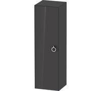 Duravit White Tulip armoire mi-hauteur, largeur 400 x profondeur 360mm, 1 arrêt de porte à gauche avec poignée, WT1333LH1H1, WT1333LH1H1, Colorazione: Grafite alta lucentezza