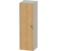 Duravit White Tulip armoire mi-hauteur, largeur 400 x profondeur 360mm, 1 arrêt de porte à gauche avec poignée, WT1333LH560, WT1333LH560, Colorazione: Corpo: opaco seta taupe, frontale: massello di qu