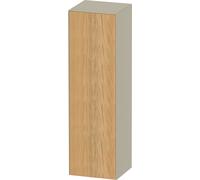 Duravit White Tulip armoire mi-hauteur, largeur 400 x profondeur 360mm, 1 arrêt de porte ouverture basculante à gauche, WT1332LH5H3, WT1332LH5H3, Colorazione: Corpo: taupe high gloss, fronte: rovere n
