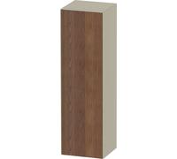 Duravit White Tulip armoire mi-hauteur, largeur 400 x profondeur 360mm, 1 arrêt de porte ouverture basculante à gauche, WT1332L77H3, WT1332L77H3, Colorazione: Corpo: Taupe high gloss, frontale: noce a