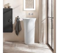 Duravit White Tulip lavabo freestanding da pavimento, 27025000701, White Tulip bianco [Lavabi > Lavabi a Pavimento]