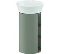 Duravit White Tulip, meuble sous-lavabo sur pied, largeur 350 x profondeur 410mm, avec compartiment ouvert, avec technologie tip-on, WT423907792, WT423907792, Colorazione: Corpo: grigio seta opaco, fr