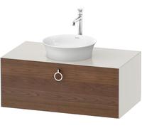 Duravit White Tulip, meuble sous-lavabo suspendu, largeur 1000 x profondeur 550mm, avec 1x coulissant, avec poignée, WT498107739, WT498107739, Colorazione: Corpo: bianco nordico satinato, frontale: no