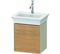 Duravit White Tulip, meuble sous-lavabo suspendu, largeur 384 x profondeur 298mm, avec 1x butée de porte à droite, avec technologie tip-on, WT4240RH5H3, WT4240RH5H3, Colorazione: Corpo: taupe high glo