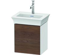 Duravit White Tulip, meuble sous-lavabo suspendu, largeur 384 x profondeur 298mm, avec 1x butée de porte à droite, avec technologie tip-on, WT4240R7785, WT4240R7785, Colorazione: Corpo: Bianco lucido,