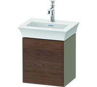 Duravit White Tulip, meuble sous-lavabo suspendu, largeur 384 x profondeur 298mm, avec 1x butée de porte à droite, avec technologie tip-on, WT4240R77H2, WT4240R77H2, Colorazione: Corpo: grigio pietra 