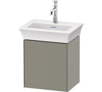 Duravit White Tulip, meuble sous-lavabo suspendu, largeur 384 x profondeur 298mm, avec 1x butée de porte à droite, avec technologie tip-on, WT4240R9292, WT4240R9292, Colorazione: Grigio pietra Vernice