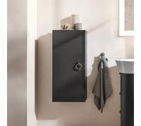 Mobiletto Duravit Tulip bianco a mezza altezza, larghezza 400 x profondità 240 mm, 1 battuta a sinistra con maniglia, WT1323L, Colorazione: Raso grafite