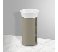 Duravit White Tulip mobile con lavabo, 2365500070+WT42390H2H2, White Tulip [Mobili da Bagno > Mobili con Lavabo Integrato]