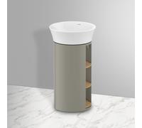 Duravit White Tulip mobile con lavabo, 2365500070+WT42390H592, White Tulip [Mobili da Bagno > Mobili con Lavabo Integrato]
