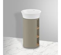 Duravit White Tulip mobile con lavabo, 2365500070+WT42390H5H2, White Tulip [Mobili da Bagno > Mobili con Lavabo Integrato]