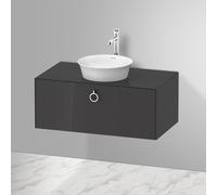 Duravit White Tulip armadietto 100x55x40.8 cm sottolavabo sospeso grafite WT49810H1H1