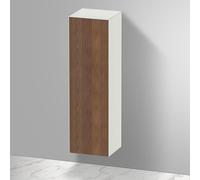 Duravit White Tulip armoire mi-hauteur, largeur 400 x profondeur 360mm, 1 arrêt de porte ouverture basculante à gauche, WT1332L7736, WT1332L7736, Colorazione: Corpo: Bianco seta opaco, Fronte: Noce am