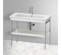 Duravit White Tulip struttura per lavabo, WT454103636, White Tulip bianco satinato opaco/cromo [Mobili da Bagno > Mobili Complementari]