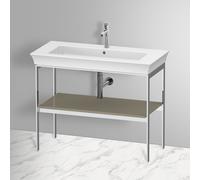 Duravit White Tulip struttura per lavabo, WT45410H2H2, White Tulip grigio pietra finitura a specchio/cromo [Mobili da Bagno > Mobili Complementari]