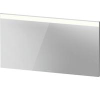 Duravit Xbase, ensemble de meubles muraux, avec miroir LED, lavabo et meuble sous-lavabo, largeur 1270 mm, XB007405353, XB007405353, Colorazione: Castagno scuro arredamento scuro