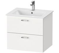 Duravit XBase meuble sous-lavabo mural L:60 cm avec 2 tiroirs, XB612001818, XB612001818, Colorazione: Bianco opaco Decor bianco opaco