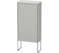 Duravit XSquare armoire demi-hauteur 50,0x23,6 cm, 1 porte, suspendue à gauche, 2 étagères en verre, XS1304L0707, XS1304L0707, Colorazione: Grigio cemento Opaco