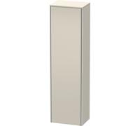 Duravit XSquare armoire haute, 1 porte butée à droite, 4 tablettes en verre, 500x1776x356mm, XS1313R9191, XS1313R9191, Colorazione: Taupe Opaco