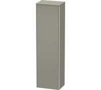 Duravit XSquare armoire haute, 1 porte butée à droite, 4 tablettes en verre, 500x1776x356mm, XS1313R9292, XS1313R9292, Colorazione: Grigio pietra Vernice opaca Seta opaco