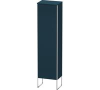 Duravit XSquare armoire haute, 1 porte butée à droite, 4 tablettes en verre, 500x2016x356mm, XS1314R9898, XS1314R9898, Colorazione: Laccato opaco seta blu notte