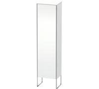 Duravit XSquare armoire haute verticale 50,0x35,6 cm, 1 porte, accrochée à gauche, 4 étagères en verre, XS1314L1818, XS1314L1818, Colorazione: Bianco opaco Decor bianco opaco
