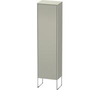 Duravit XSquare armoire haute verticale 50,0x35,6 cm, 1 porte, charnière de la porte droite, 4 étagères en verre, XS1314R6060, XS1314R6060, Colorazione: Taupe seta opaco laccato opaco