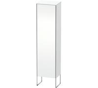 Duravit XSquare armoire haute verticale 50,0x35,6 cm, 1 porte, charnière de la porte droite, 4 étagères en verre, XS1314R1818, XS1314R1818, Colorazione: Bianco opaco Decor bianco opaco