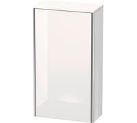 Duravit XSquare Armoires mi-hautes, 1 porte butée gauche, 2 tablettes en verre, 500x896x236mm, XS1303L9191, XS1303L9191, Colorazione: Taupe Opaco